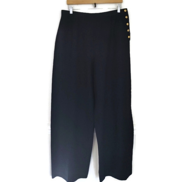 Lauren Ralph Lauren Pants - Vintage Lauren Ralph Lauren Navy  High Waisted Coastal No Flaws Wide Leg Pants